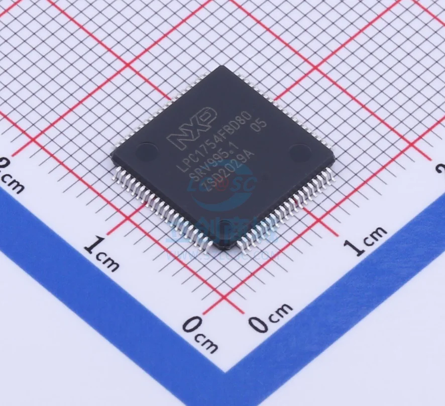 LPC1754FBD80 LPC1754FBD80K нов оригинален spot LQFP80 едно-чип чип микрокомпютър чип Изображение  0