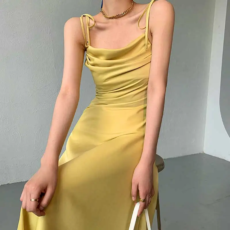 SLPBELY Ретро Прашка Midi рокля за жените Лятото на френското секси рокля с распашным яка Винтажное вечерна рокля дантела Шик сарафан Изображение  1
