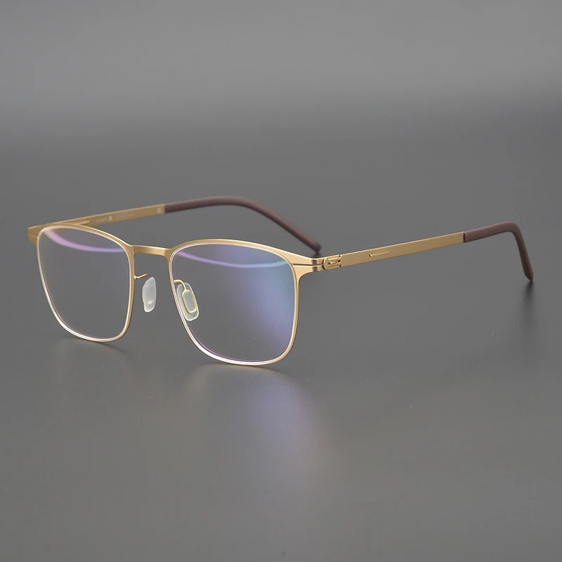Vintage слънчеви Очила За мъже Или Жени с Късогледство, Рамки За Очила с Лещи с Рецепта, ултра-леки титанов Правоъгълни Оптични Очила за Очила Изображение  0