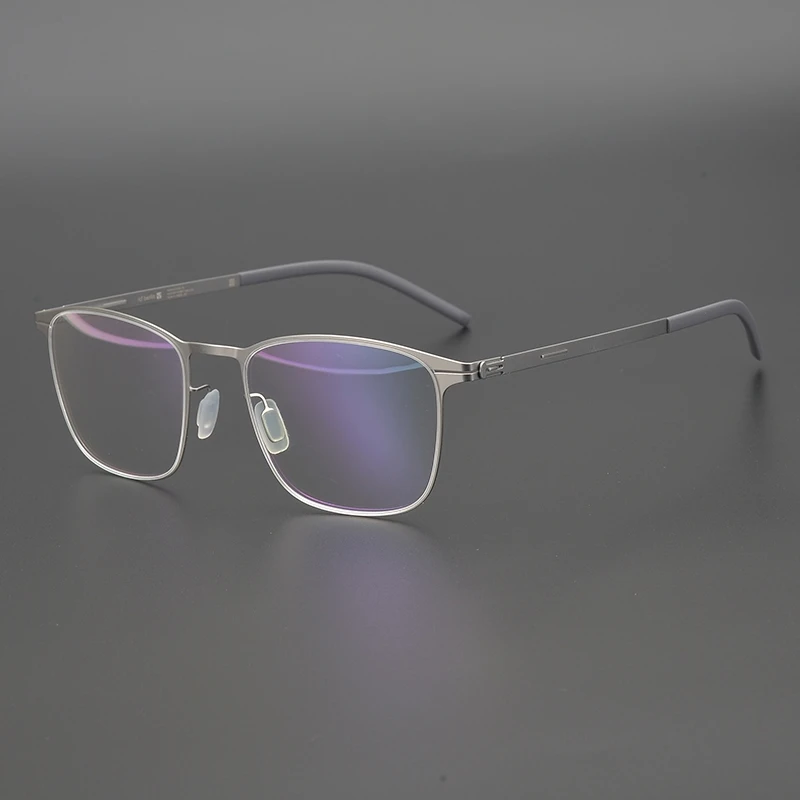 Vintage слънчеви Очила За мъже Или Жени с Късогледство, Рамки За Очила с Лещи с Рецепта, ултра-леки титанов Правоъгълни Оптични Очила за Очила Изображение  5