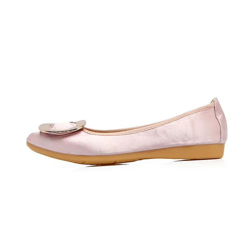 YAERNI 2018 Дамски обувки на плоска подметка 2018 Новата пролетно модни дамски обувки с мека подметка, удобни мокасини Дамски обувки zapatos mujer E740 Изображение  5