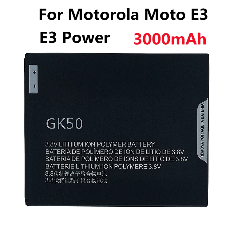 Нова Батерия за Motororola Moto C , C PLUS , E3 E4 E5 PLAY E6 / E6 PLUS Телефонни батерии GK40 GK50 HC40 KC40 HC60 KE40 JE30 Изображение  0