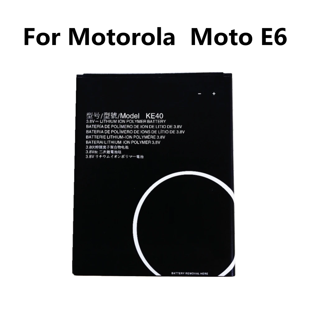 Нова Батерия за Motororola Moto C , C PLUS , E3 E4 E5 PLAY E6 / E6 PLUS Телефонни батерии GK40 GK50 HC40 KC40 HC60 KE40 JE30 Изображение  5