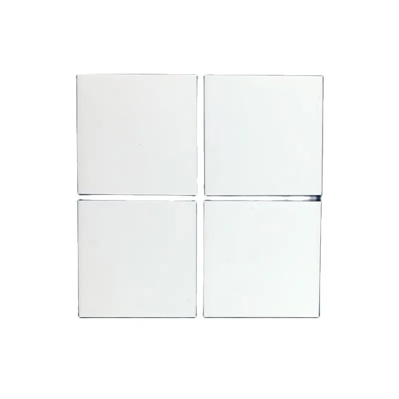 Подгонянный квадратен не е порест керамичен лист от 96 алуминиев оксид с висока топлопроводимост и устойчивост на износване на изолацията Изображение  2