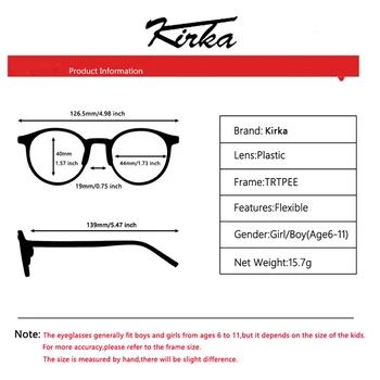 Момчетата Класически Дизайн Детски Рамки за Очила TPEE Детска Късогледство Детски Оптични Очила Рамки За 5-12 Години Детски Очила