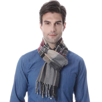 17 стилове нови зимни мъжки и женски шалове бизнес ежедневни имитация на кашмир в ивицата студентски шал мода унисекс 2021