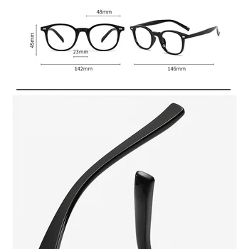 Рамки за очила с блокиране на синя светлина за мъже и жени Рамки за очила по рецепта Anit-Очила със сини лъч с пълна джанта от пластмаса