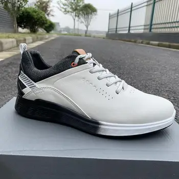 2020 Нова марка мъжки обувки за голф от естествена кожа Спортни спортни маратонки за голф, за мъже