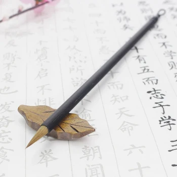 EZONE Четки за писане Вълча козина Малки букви Пискюл за писане Китайската калиграфия Писалка за рисуване Подпори за рисуване
