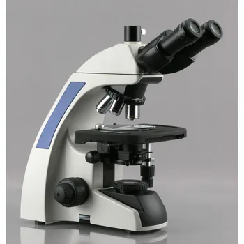 AmScope 40X-2500X План Безкрайност Колер Лабораторен Тринокулярный на Съставния Микроскоп