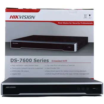 Система за видеонаблюдение Hikvision 8-канален видеорекордер + 8 бр. Помещение DS-2CD2083G0-I 8-мегапикселова мрежова камера POE H. 265 Камера за сигурност