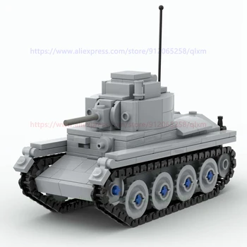 Военно оръжие Танк WW2 Тухла Армейское Оръжие Panzer 38 т, за Войници Фигурки Градивни елементи за деца, Подарък за Рожден Ден 328 бр.