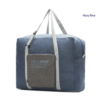 Преносима чанта за съхранение на Оксфорд Голям Капацитет Пътни чанти за ръце за жени и мъже, организатор на багаж Сгъваема вещевая чанта
