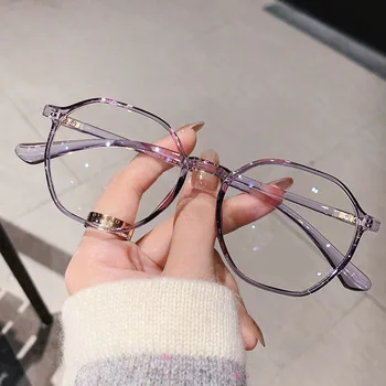 Модни прозрачни очила за четене за възрастни и стари хора с висока разделителна способност с анти-синя светлина за възрастните хора