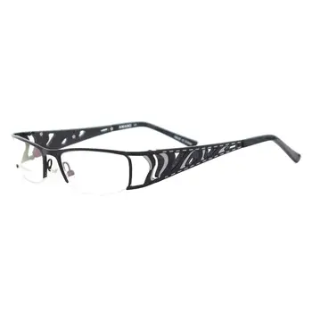 Нови Дизайнерски Модерни Метални Очила с половин рамки, Предписани Мъжки Рамки За Очила За късогледство, Бифокални Мультифокальные Лещи за Четене