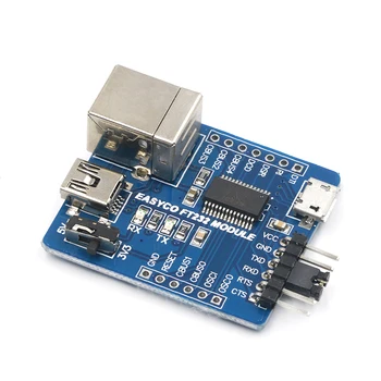 FT232RL 3 в 1 USB модул за сериен порт USB Тип B / MINI USB / Micro USB 3 Интерфейс към модул UART за Arduino