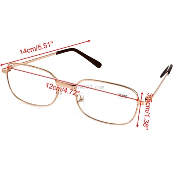 1 Бр. Метални Очила за четене със защита от умора +1.00 1.50 2.00 2.50 3.00 3.50 4.00 Диоптър