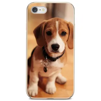 За iPod, iPhone 10 11 12 Pro Mini 4S 5S SE 5C 6 6 S 7 8 X XR XS Plus Max 2020 очарователни кученца гончета Вярно Куче Калъф