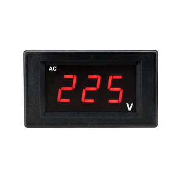 AC 80-500 В LED Цифров Волтметър Измерване на Напрежение, Волтметър Инструмент 2 Тел Червен Дисплей 110 220 380 В DIY DL85 1