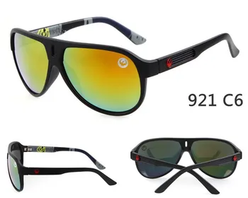 2018 Нова мода Класически мъжки слънчеви очила с Квадратно огледало Очила за шофиране Мъжки Ретро Реколта нюанси на Маркови маркови слънчеви очила с UV400