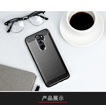 За Redmi Note 7 pro Калъф, изработени от въглеродни влакна TPU Калъф за Xiaomi Redmi Note 9S 7S 8 6 5 Pro 8T Калъф за Redmi K20 K30 Pro Go 8A 7A Година 3