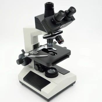 Безплатна доставка. 40X 100X 400X 1000X Тринокулярный биологичен Микроскоп Студентски Микроскоп ,Микроскоп за анализ на клетки