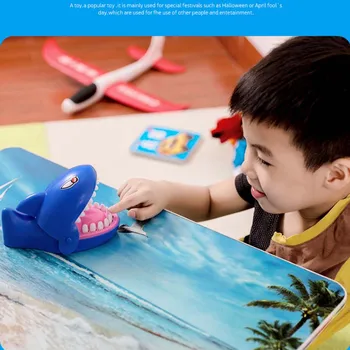 22 СМ Тегленето на Електрически Кусачий Устата на Акулите Хапят Пръста Игра Децата Играят Забавни Забавления Забавни Играчки Подарък